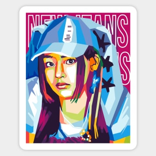 minji new jeans Sticker